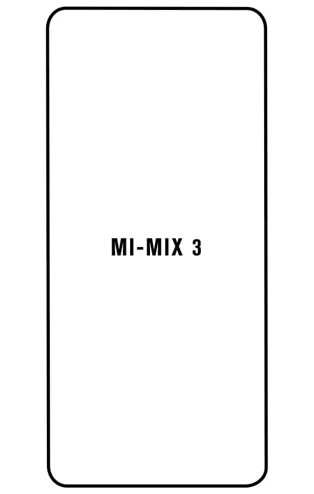 Xiaomi Mi Mix 3 Přední Hydrogel ochranná fólie