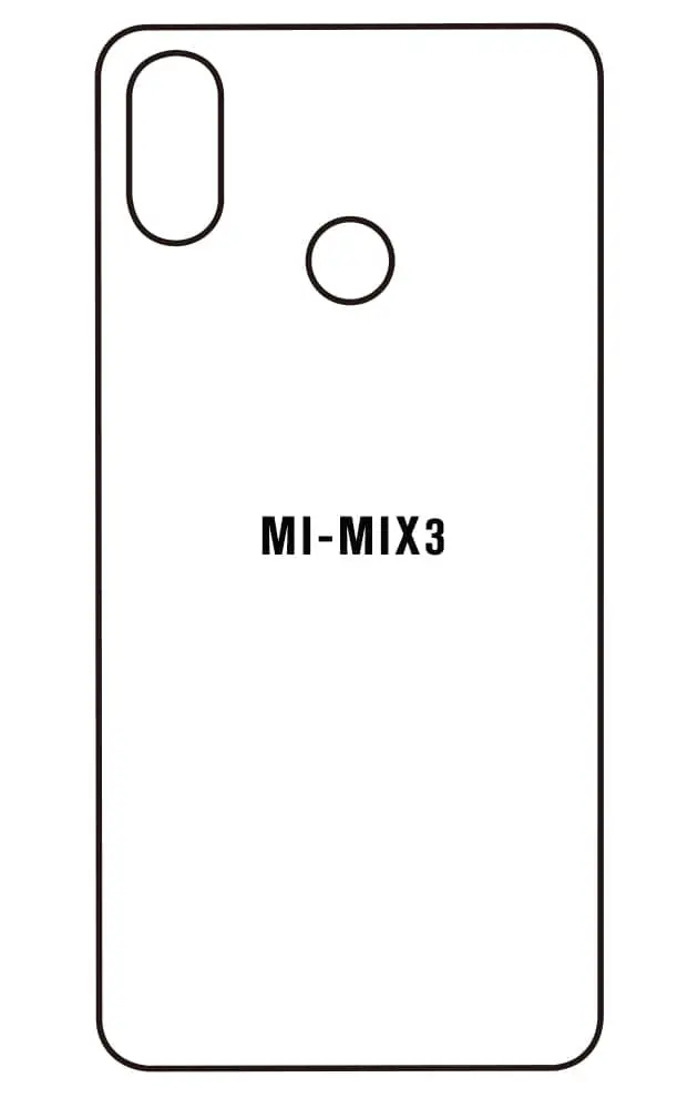 Xiaomi Mi Mix 3 Zadní Hydrogel ochranná fólie