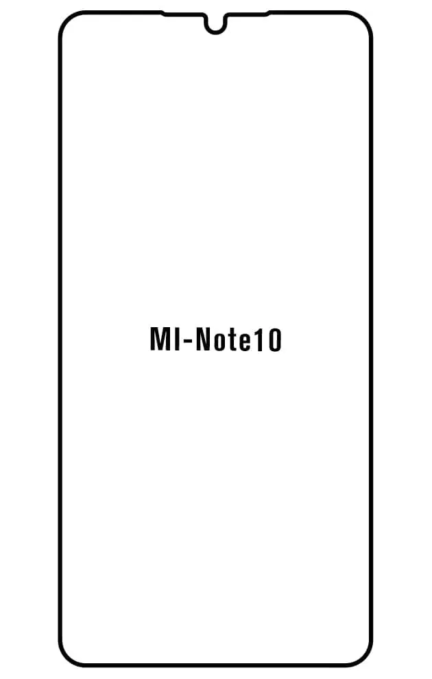 Xiaomi Mi Note 10 Přední Hydrogel ochranná fólie