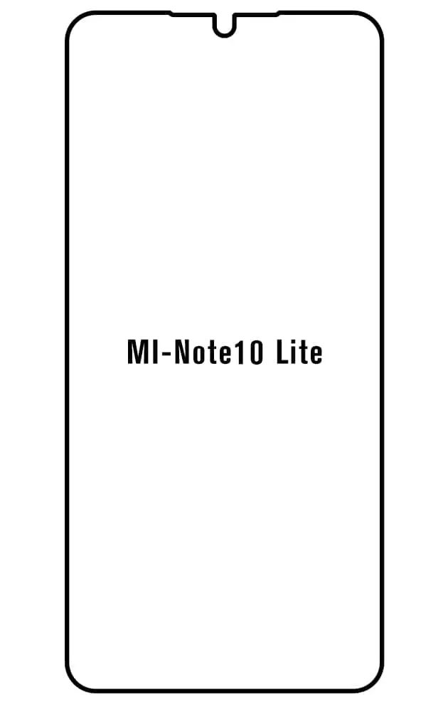 Xiaomi Mi Note 10 Lite Přední Hydrogel ochranná fólie
