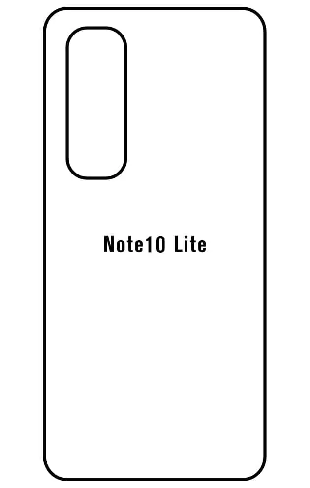 Xiaomi Mi Note 10 Lite Zadní Hydrogel ochranná fólie