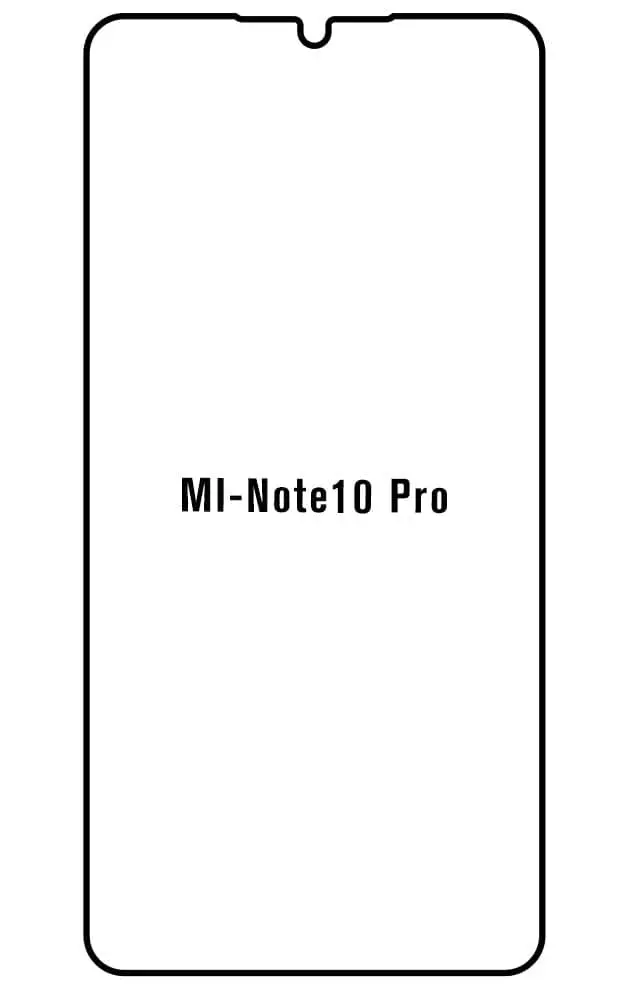 Xiaomi Mi Note 10 Pro Přední Hydrogel ochranná fólie