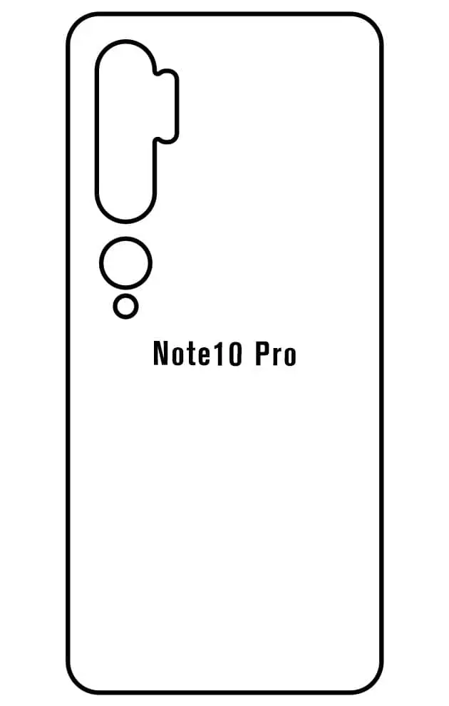 Xiaomi Mi Note 10 Pro Zadní Hydrogel ochranná fólie