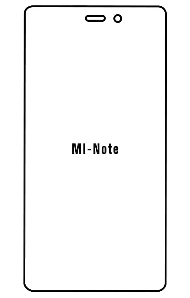 Xiaomi Mi Note Přední Hydrogel ochranná fólie