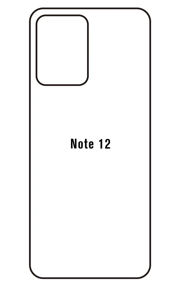 Xiaomi Redmi Note 12 5G Zadní Hydrogel ochranná fólie