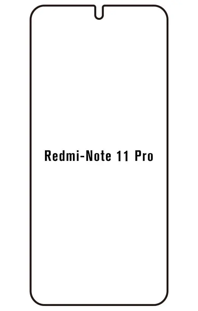Xiaomi Redmi Note 11 Pro 5G Přední Hydrogel ochranná fólie