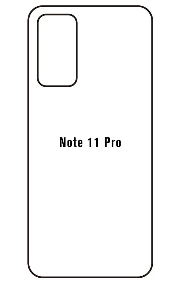 Xiaomi Redmi Note 11 Pro 5G Zadní Hydrogel ochranná fólie