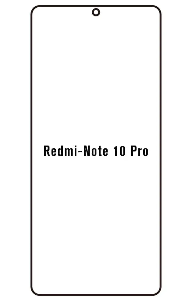 Xiaomi Redmi Note 10 Pro Přední Hydrogel ochranná fólie