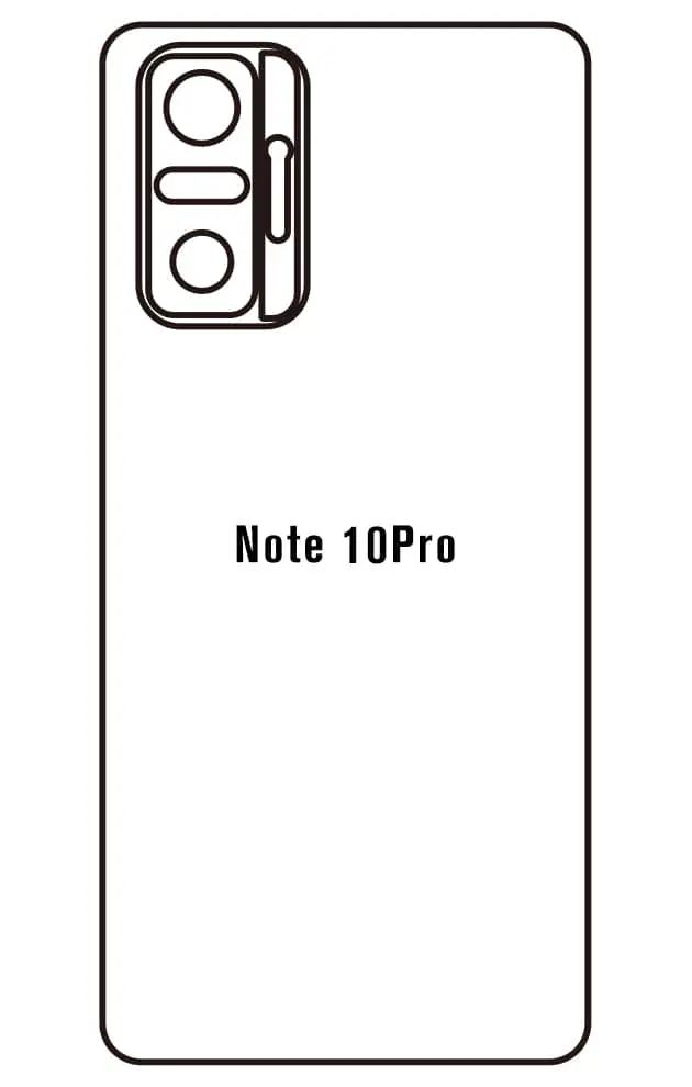 Xiaomi Redmi Note 10 Pro Zadní Hydrogel ochranná fólie