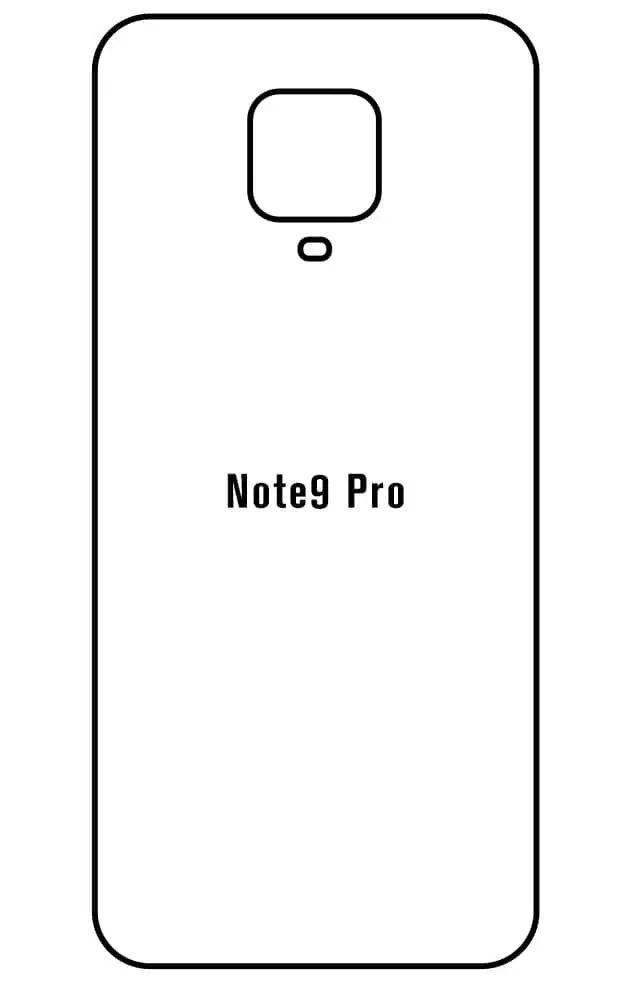 Xiaomi Redmi Note 9 Pro Zadní Hydrogel ochranná fólie