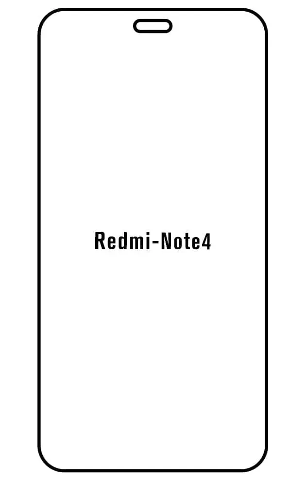 Xiaomi Redmi Note 4 Přední Hydrogel ochranná fólie