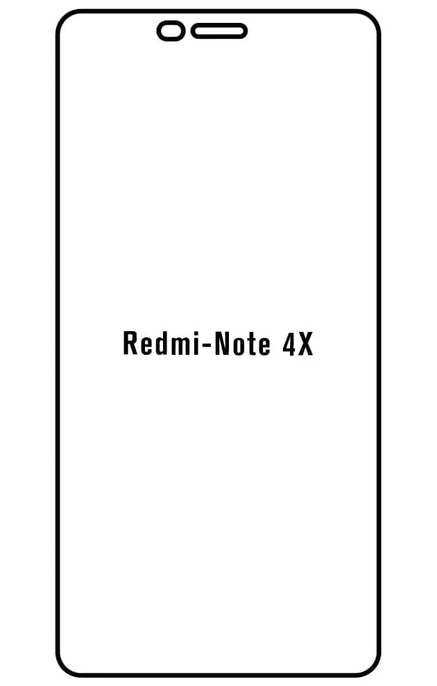 Xiaomi Redmi Note 4X Přední Hydrogel ochranná fólie