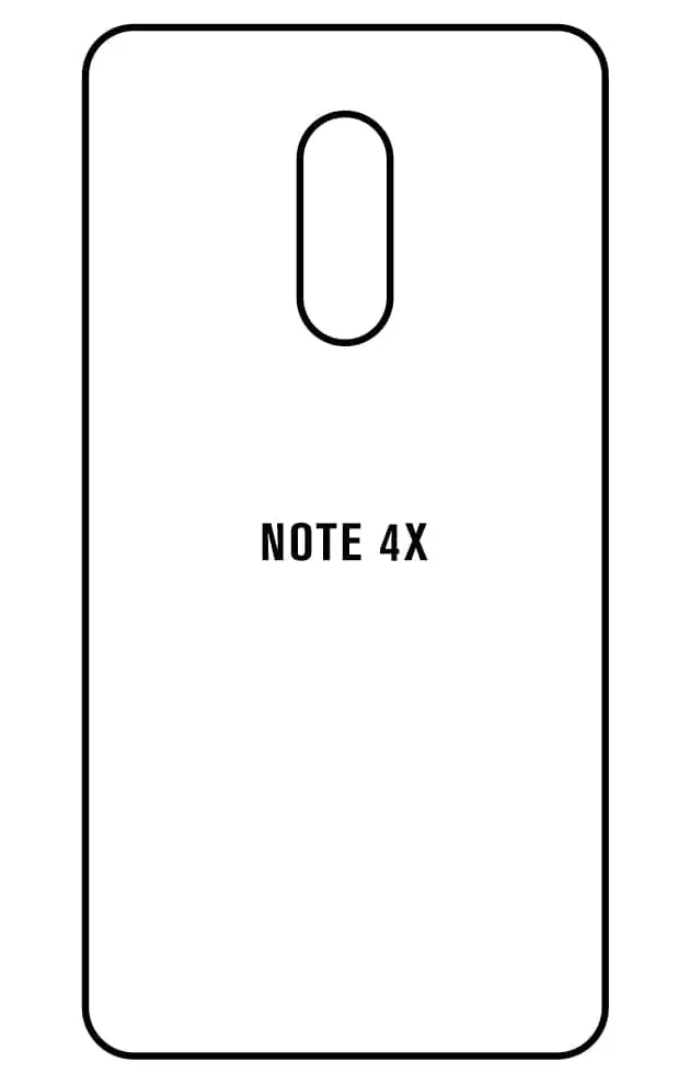 Xiaomi Redmi Note 4X Zadní Hydrogel ochranná fólie