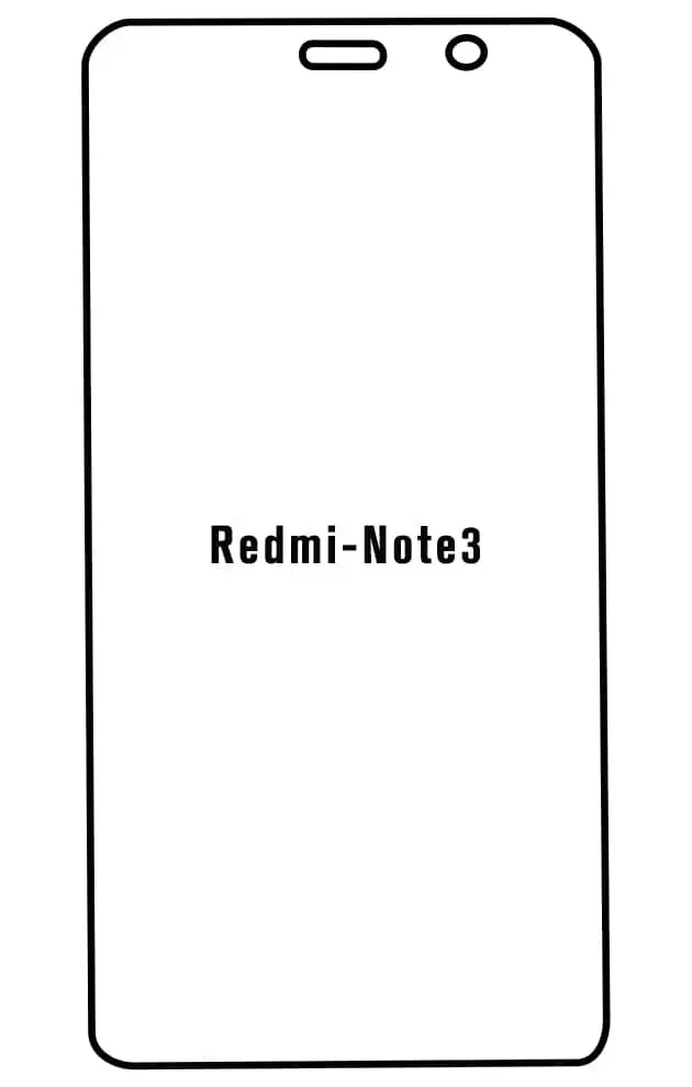 Xiaomi Redmi Note 3 Přední Hydrogel ochranná fólie
