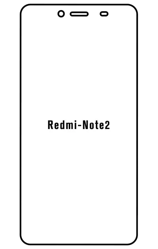 Xiaomi Redmi Note 2 Přední Hydrogel ochranná fólie
