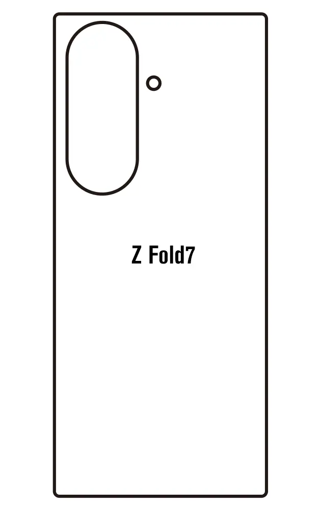 Samsung Z Fold7 Zadní Hydrogel ochranná fólie