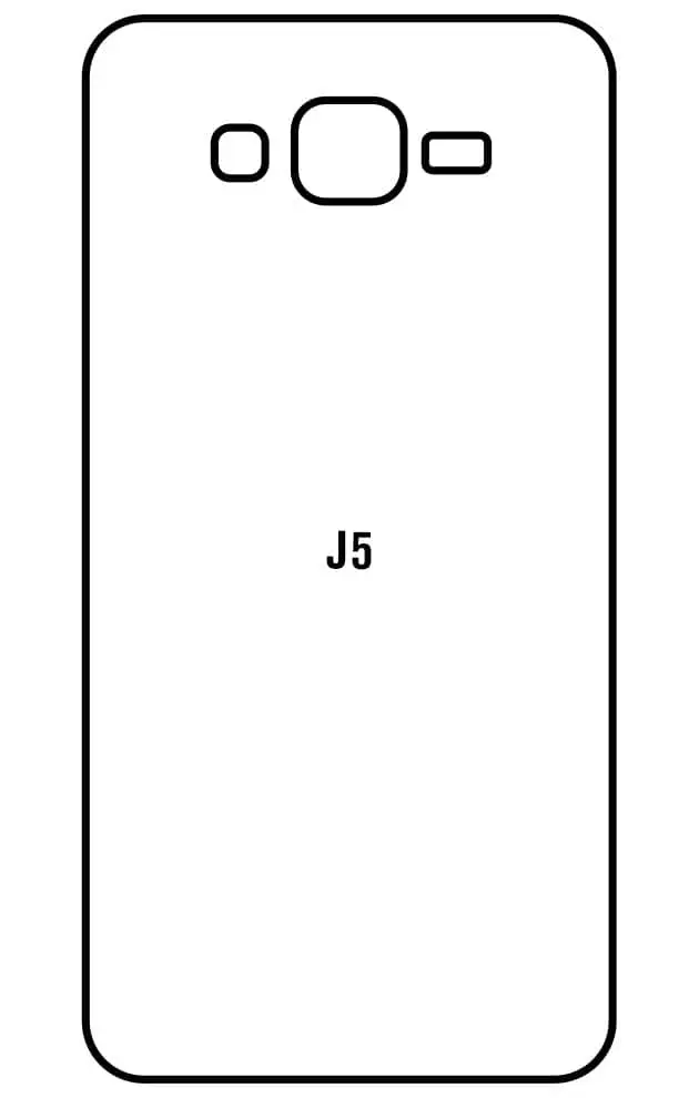Samsung J5 2015 Zadní Hydrogel ochranná fólie