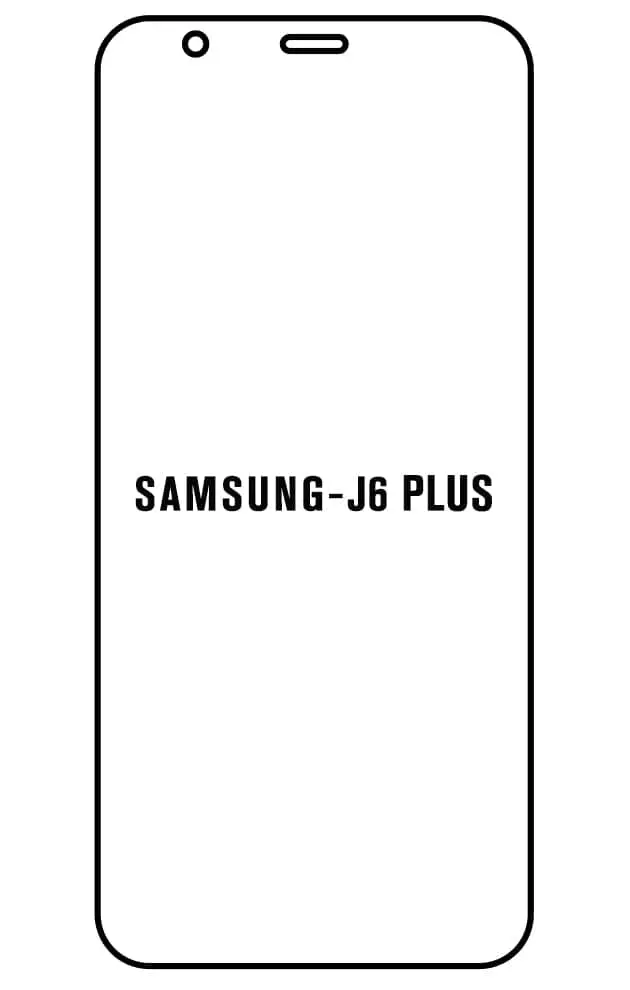 Samsung J6 Plus 2018 Přední Hydrogel ochranná fólie