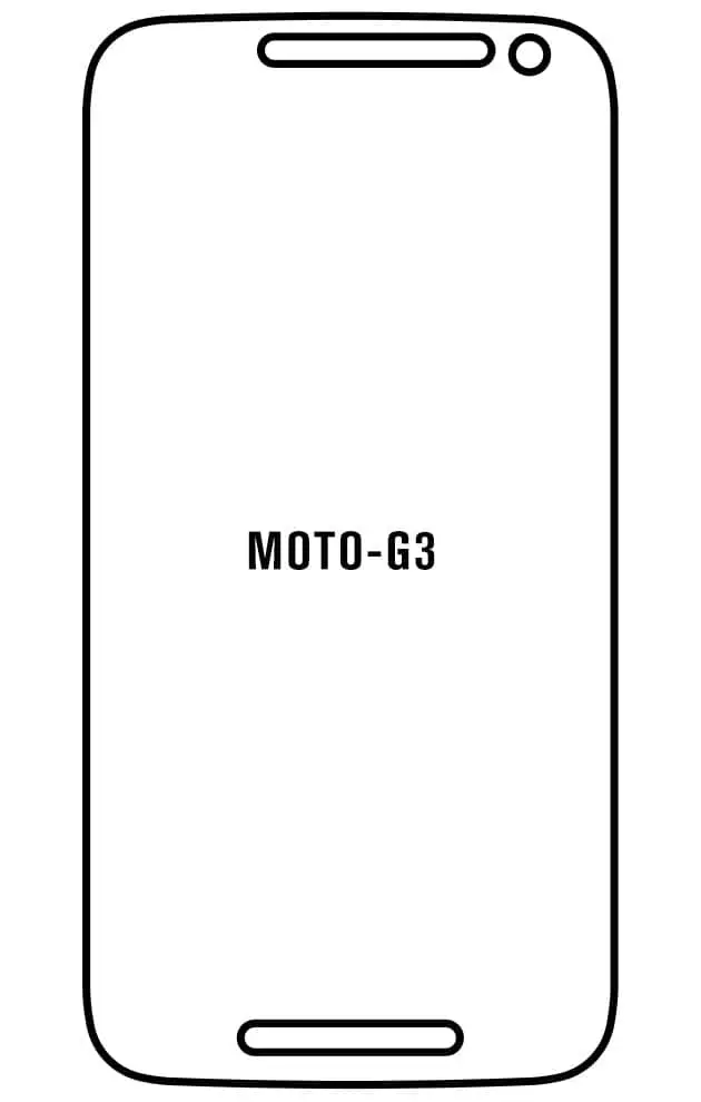 Motorola G3 Přední Hydrogel ochranná fólie