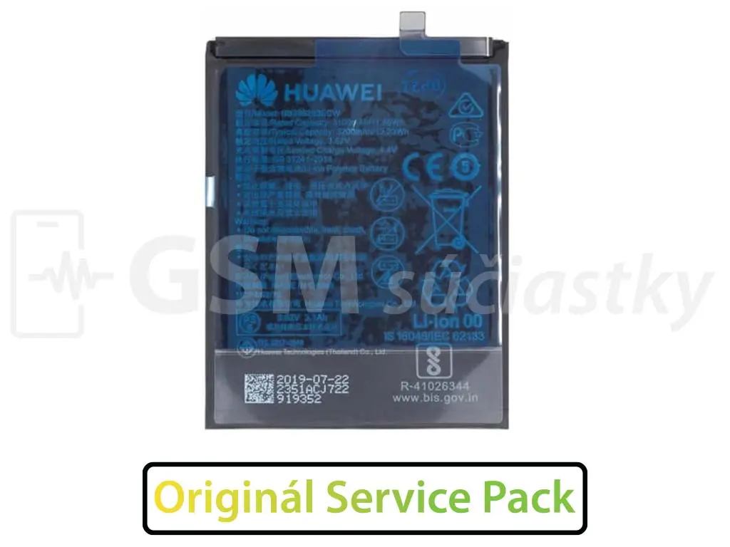 Originální baterie Huawei HB386280ECW pro Huawei P10, Honor 9