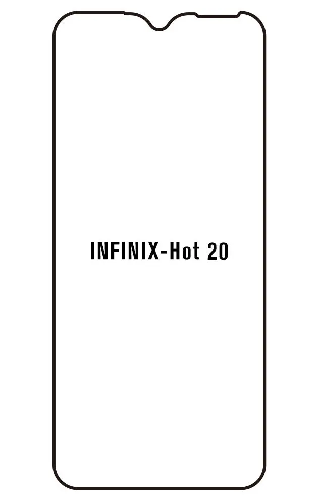 Infinix Hot 20 5G Přední Hydrogel ochranná fólie