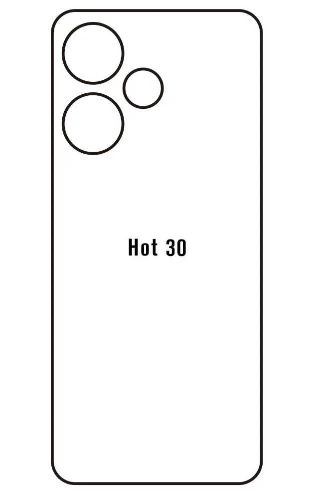 Infinix Hot 30 Zadní Hydrogel ochranná fólie