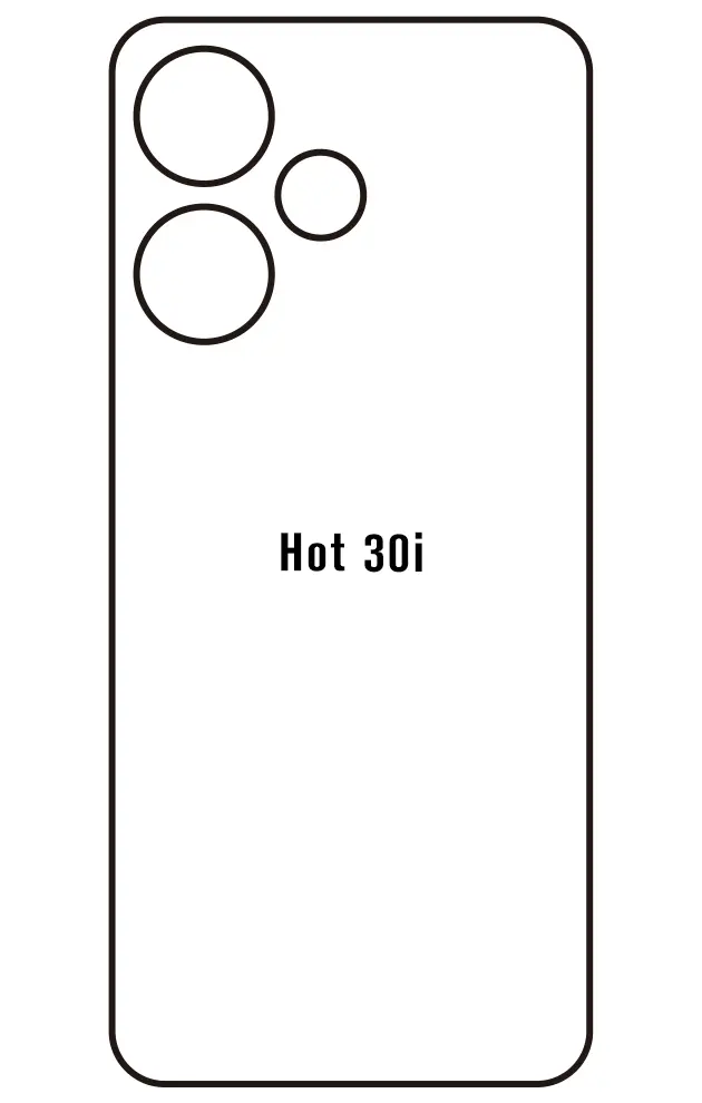 Infinix Hot 30i Zadní Hydrogel ochranná fólie