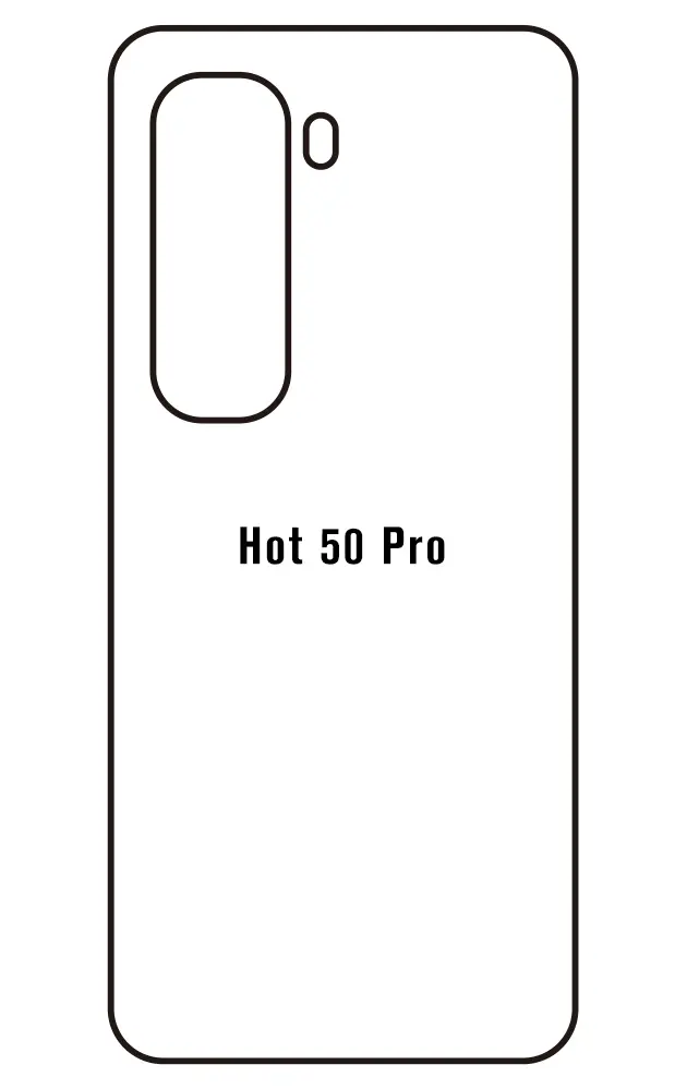Infinix Hot 50 Pro 4G Zadní Hydrogel ochranná fólie