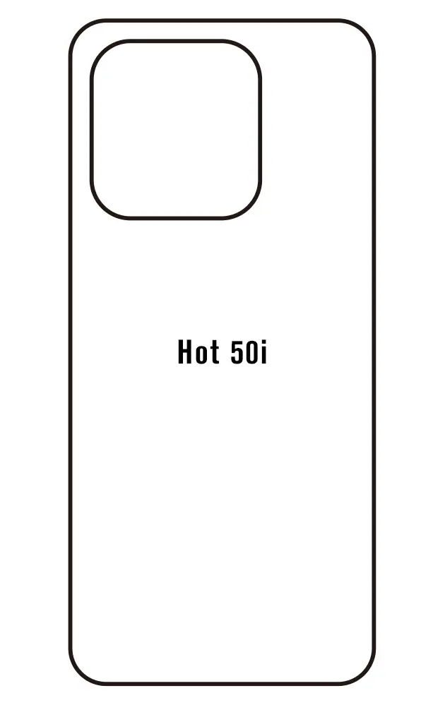 Infinix Hot 50i Zadní Hydrogel ochranná fólie