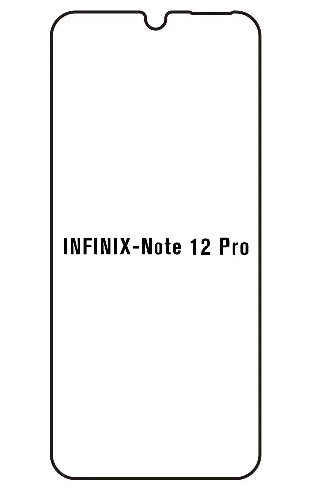 Infinix Note 12 Pro 4G Přední Hydrogel ochranná fólie
