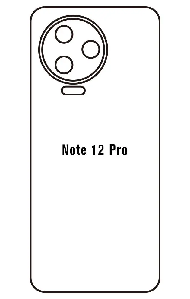 Infinix Note 12 Pro 4G Zadní Hydrogel ochranná fólie