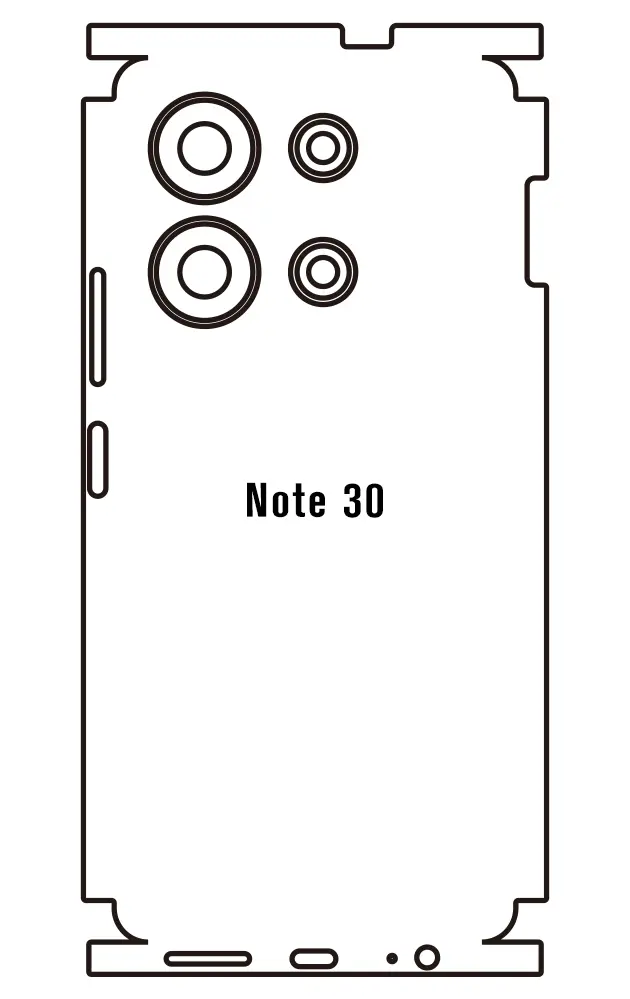 Infinix Note 30 Přední Hydrogel ochranná fólie