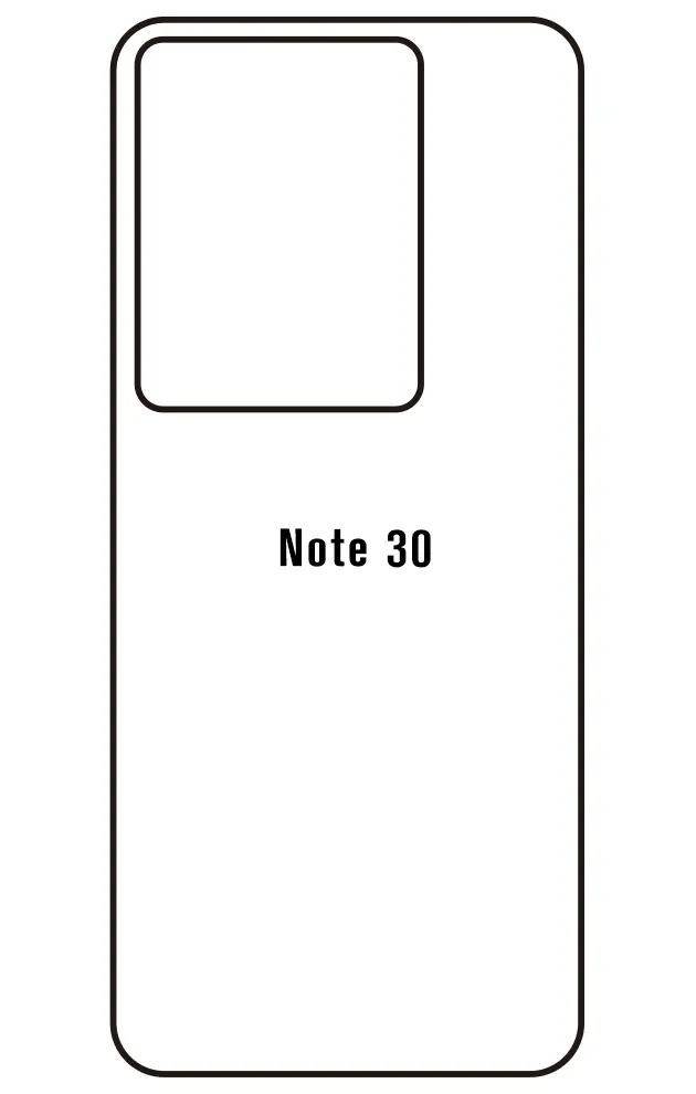 Infinix Note 30 Zadní Hydrogel ochranná fólie