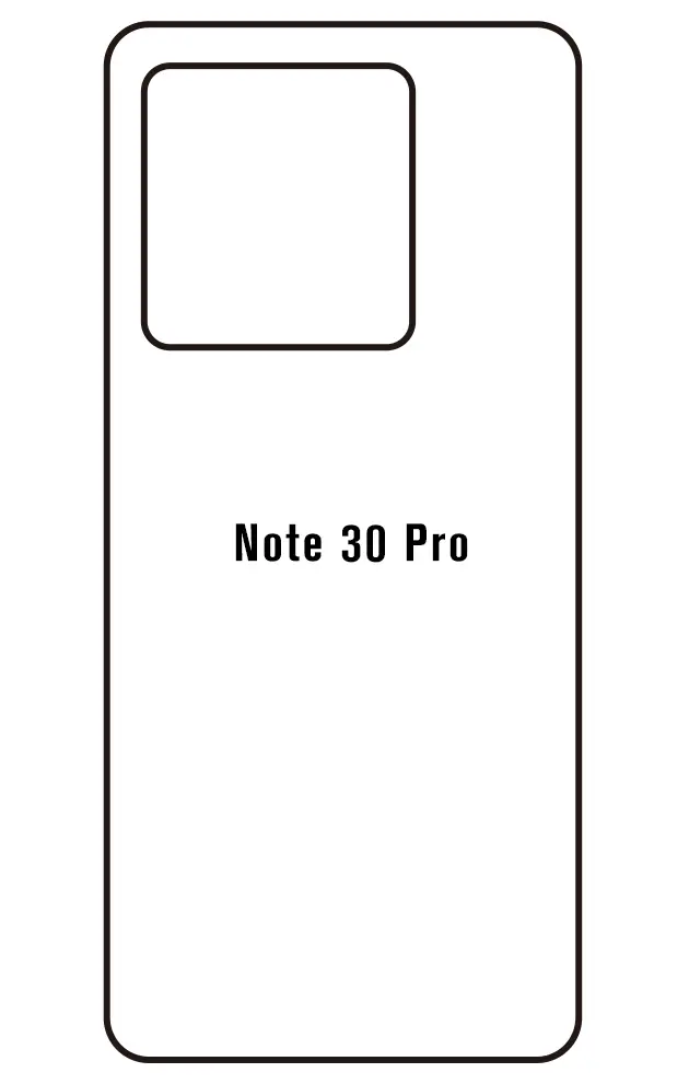 Infinix Note 30 Pro Zadní Hydrogel ochranná fólie