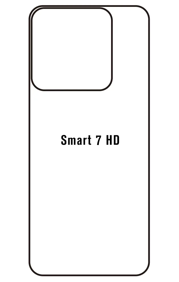 Infinix Smart 7 HD Zadní Hydrogel ochranná fólie