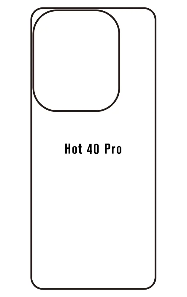 Infinix Hot 40 Pro Zadní Hydrogel ochranná fólie
