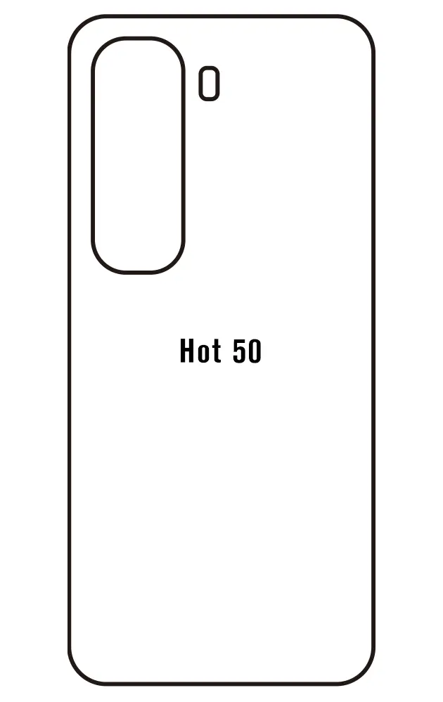 Infinix Hot 50 5G Zadní Hydrogel ochranná fólie
