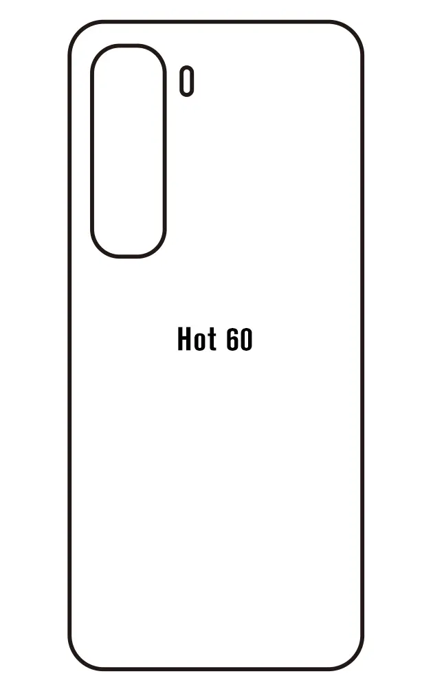 Infinix Hot 60 Zadní Hydrogel ochranná fólie