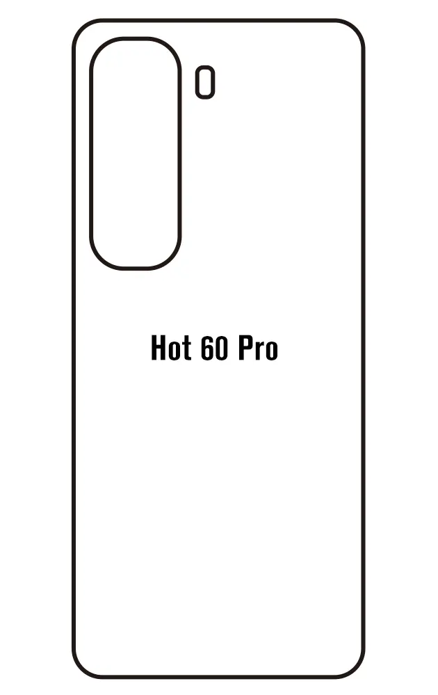 Infinix Hot 60 Pro Zadní Hydrogel ochranná fólie