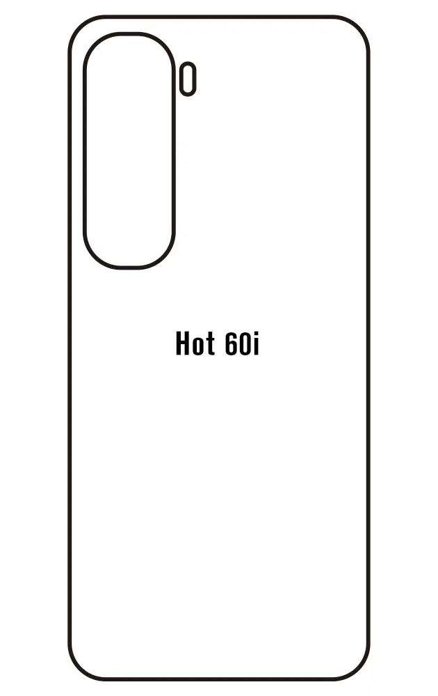 Infinix Hot 60i Zadní Hydrogel ochranná fólie