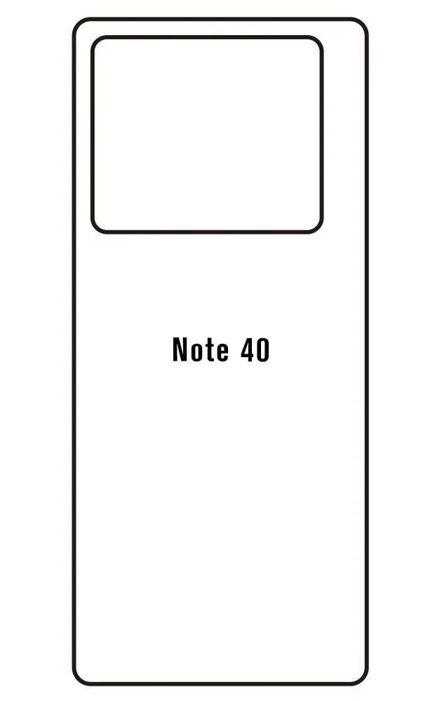 Infinix Note 40 Zadní Hydrogel ochranná fólie