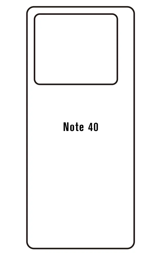 Infinix Note 40 5G Zadní Hydrogel ochranná fólie