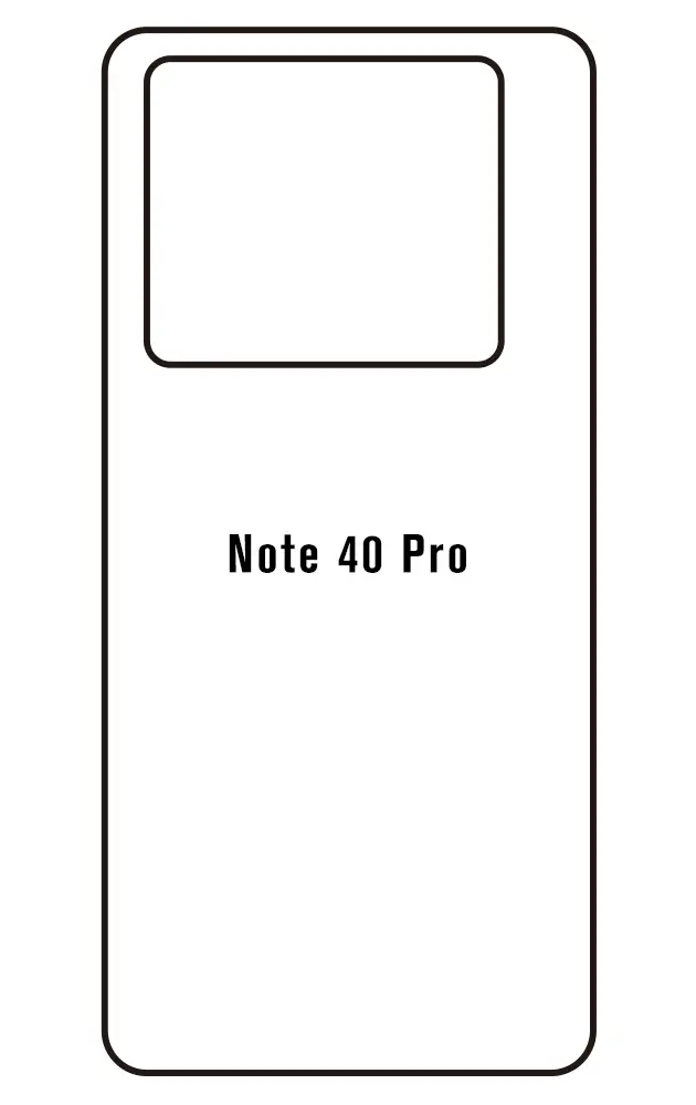 Infinix Note 40 Pro 5G Zadní Hydrogel ochranná fólie