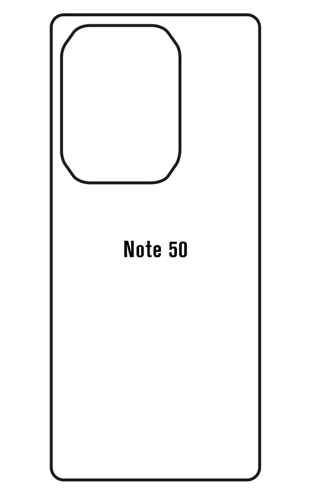 Infinix Note 50 4G Zadní Hydrogel ochranná fólie