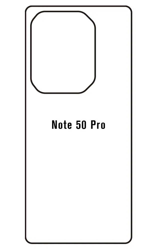 Infinix Note 50 Pro 4G Zadní Hydrogel ochranná fólie