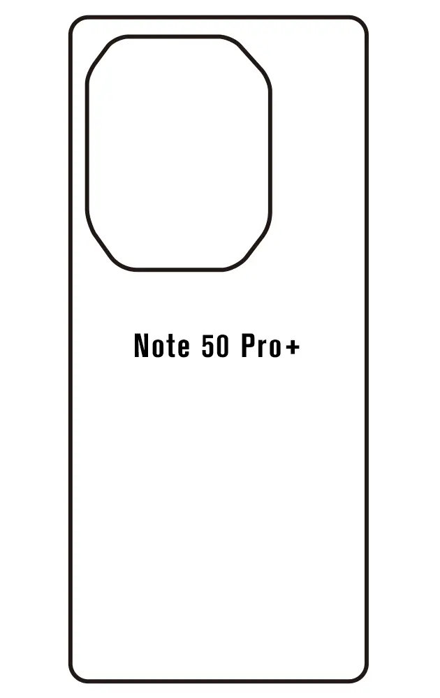 Infinix Note 50 Pro+ 5G Zadní Hydrogel ochranná fólie