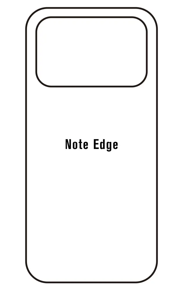 Infinix Note Edge Zadní Hydrogel ochranná fólie