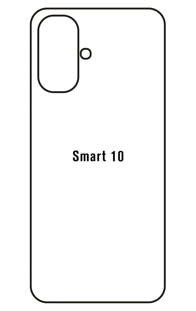 Infinix Smart 10 Zadní Hydrogel ochranná fólie
