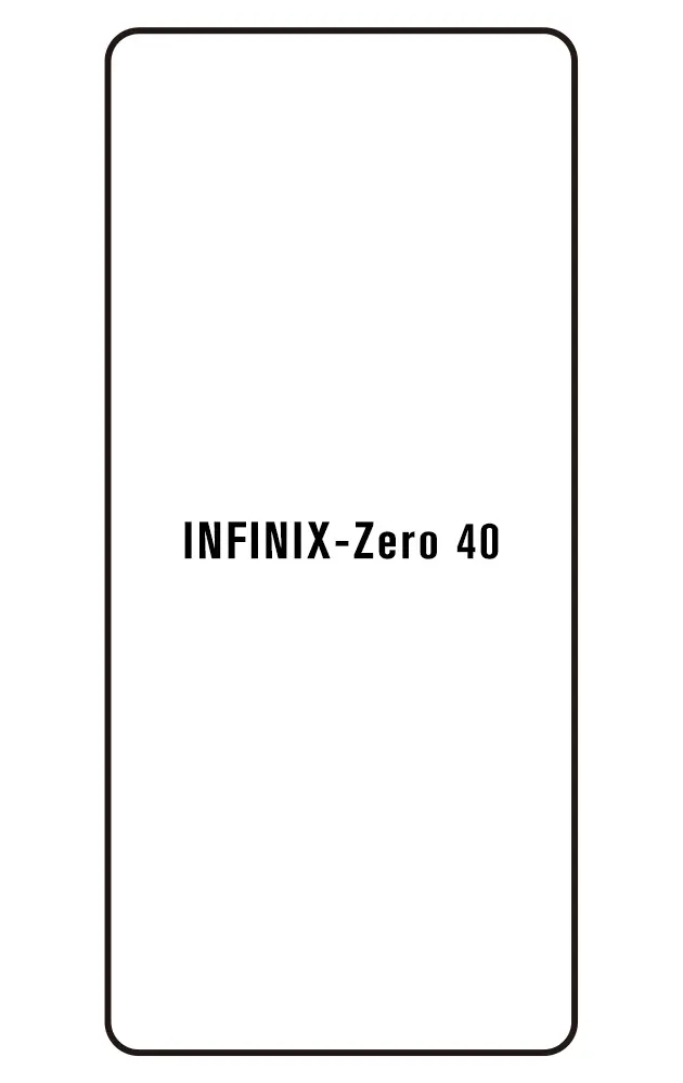 Infinix Zero 40 5G Přední Hydrogel ochranná fólie