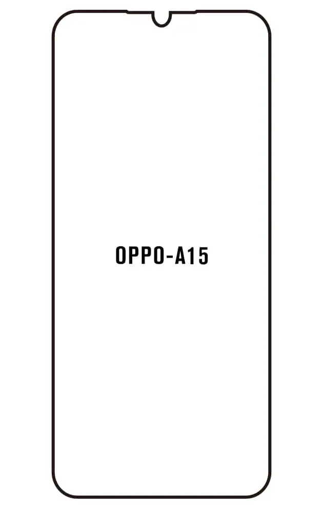 Oppo A15 Přední Hydrogel ochranná fólie